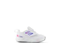 New Balance Infants Fresh Foam 625 New-B Hook & Loop in White/Pink/Blue Mesh, size 6.5