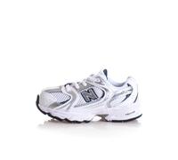 New Balance Infants' 530 Bungee in White/Blue/Grey Synthetic, size 6.5