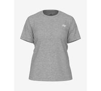 New Balance Jersey Small Logo Short Sleeve T-Shirt Grey Women - M