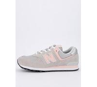 New Balance light grey 574 Girls Youth Trainers UK 3 (EU 35½)