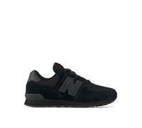 New Balance Junior 574 Trainers - Black, Black, Size 4 Older Black