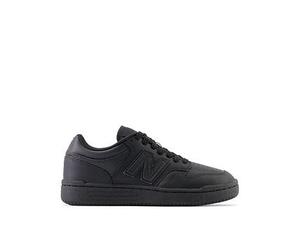 New Balance Junior Boys 480 Trainers, Black/Black, Size 5 Older Black/Black