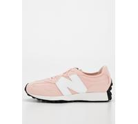 New Balance Junior Girls' 327 Trainers, Pink/White, Size 5.5 Older Pink/White