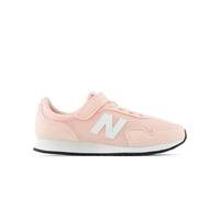 New Balance Kids 323 Bungee Lace W/ Hook & Loop Top Strap in Pink/White Synthetic, size 12