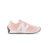 New Balance Kids' 327 Bungee Lace in Pink/White Synthetic, size 12.5