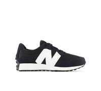 New Balance Kids' 327 Lace in Black/White Synthetic, size 5.5