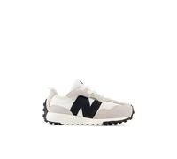 New Balance Kids 327 New-B Hook & Loop in Grey/Black Synthetic, size 5
