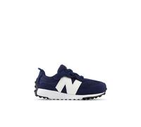 New Balance Kids' 327 NEW-B HOOK & LOOP in Navy Blue/White Synthetic, size 3.5