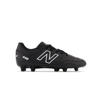 New Balance Kids' 442 V2 Academy JNR FG in Black/White Synthetic, size 12.5