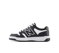New Balance Kids 480 Shoes, Black/White, 3.5