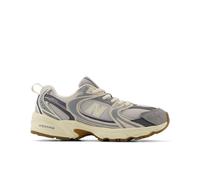 New Balance Kids' 530 BUNGEE in Grey Leather, size 10.5