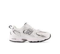 New Balance Kids' 530 Bungee Lace in White/Blue/Grey Synthetic, size 12