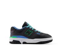 New Balance Kids' 550 in Black/Green Synthetic, size 3.5