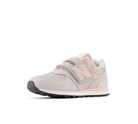 New Balance Kids 574 Core Hook & Loop Shoes, Rain Cloud/Pink Haze 10.5/M