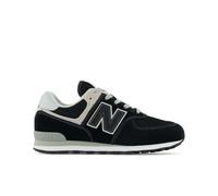New Balance Kids' 574 Lace in Black/White Leather, size 5