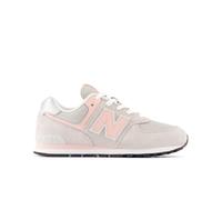New Balance Kids' 574 Lace in Grey/Pink Suede/Mesh, size 3.5