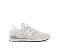 New Balance Kids 574 Lace in Grey/White Leather, size 5.5
