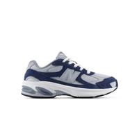 New Balance Kids Abzorb 2010 Lace in Blue/Grey Suede/Mesh, size 4.5