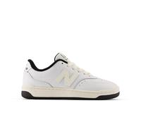 New Balance Kids' B80 Lace in White/Black Synthetic, size 5