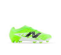 New Balance Kids' Furon Team JNR FG V8 in Green/Black/Grey, size 10.5