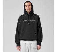 New Balance Linear Graphic Fleece Hoodie Black