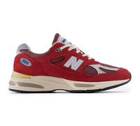 New Balance Made In UK 991V2 Vintage Sports Shoes - Karanda Red 9.5 9.5
