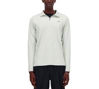 New Balance - Men's long-sleeved trail running T-shirt - Space Dye 1/4 Zip Athletic Grey for Men - Size M Grey