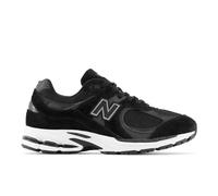 New Balance Men's 2002R in Black/Grey/White Suede/Mesh, size 10