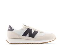 New Balance Men's 237 in White/Grey Suede/Mesh, size 9