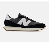 New Balance for man. MS237V1 Leather Sneakers 237 black (44.5), Flat, Laces, Casual
