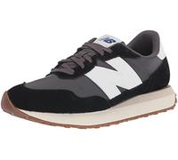 New Balance Unisex 237V1 in Black/Grey Suede/Mesh, size 6