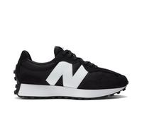 New Balance Men's 327 in Black/White Suede/Mesh, size 3.5