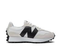 New Balance Men's 327 in White/Black Suede/Mesh, size 7.5