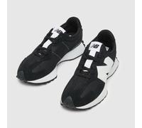 New Balance Men's 327 Trainers in Black & White, Fabric, Size: 10 UK 10