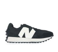 New Balance Mens 327 Trainers in Black-White Mesh - Size UK 9