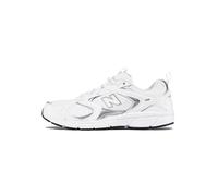 New Balance Men's 408 Sneaker, White/Silver, 5 UK