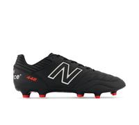 New Balance Men's 442 Pro FG V2 in Black/Red/White Microfiber, size 8