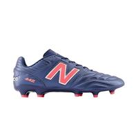 New Balance Men's 442 Pro FG V2 Soccer Shoe, Nb Navy With Silver and Energy Red, 12.5 Women/11 Men