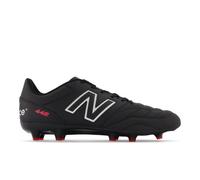 New Balance Men's 442 V2 TEAM FG in Black/White Leather, size 8.5