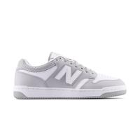 New Balance Men's 480 in Grey/White Leather, size 8.5