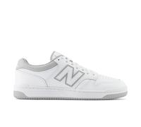 New Balance Men's 480 in White/Grey Leather, size 6.5