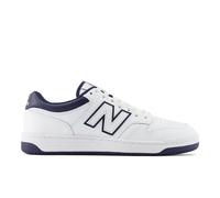 New Balance Men's 480 in White/Navy Blue Leather, size 7