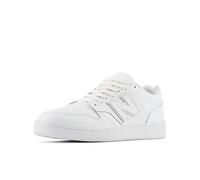 New Balance for man. BB480LV1 Leather Sneakers 480 white (45), Flat, Laces, Casual