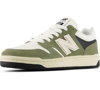 New Balance Men's 480 V1 Premium Sneaker, Dark Olivine/Sea Salt, 9.5 UK