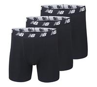 New Balance Men's 5 No Fly Cotton Performance Boxer Briefs (3-pack Or 4-pack)" Boxer Briefs (pack of 3)