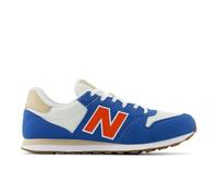 New Balance Men's 500 Sneaker, SEA Stone Blue-RED, 4 UK