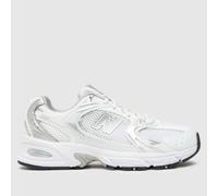 530 Mesh Running Trainers White/Silver Metallic 9 UK