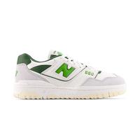 New Balance Men's 550 in White/Green Suede/Mesh, size 9.5