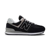 New Balance Men's 574 Core in Black/White Suede/Mesh, size 5.5
