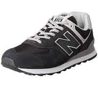 New Balance Men's 574 Core Sneaker, Black/White, 11 UK